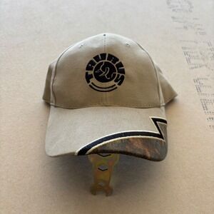Y2K‎ Taurus Firearms Hat Camo Brim Strapback Tan Khaki Cap